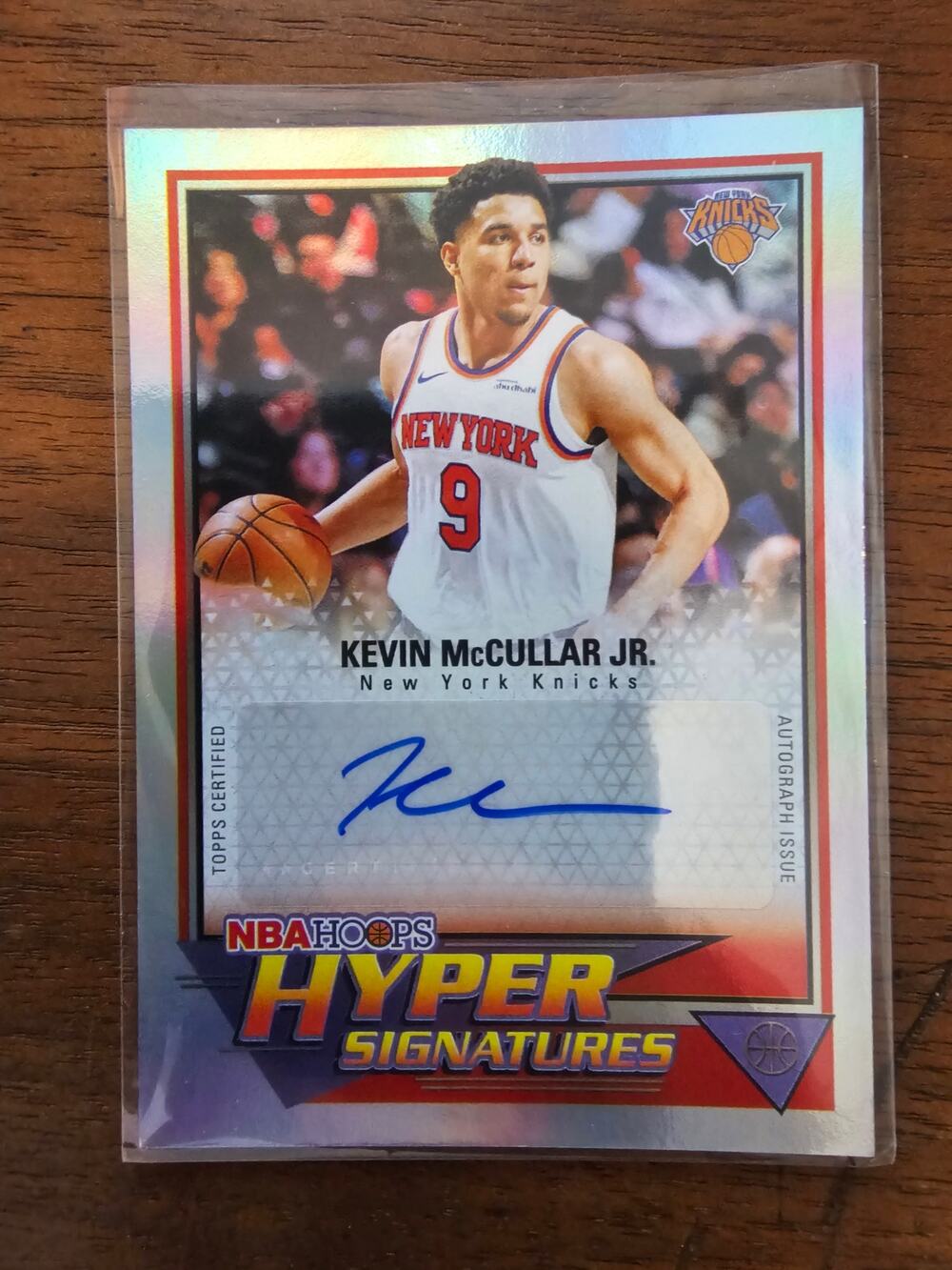 Kevin McCullar Jr. - 2025-2026 Topps NBA Hoops #HHS-KM - Signature/Autograph